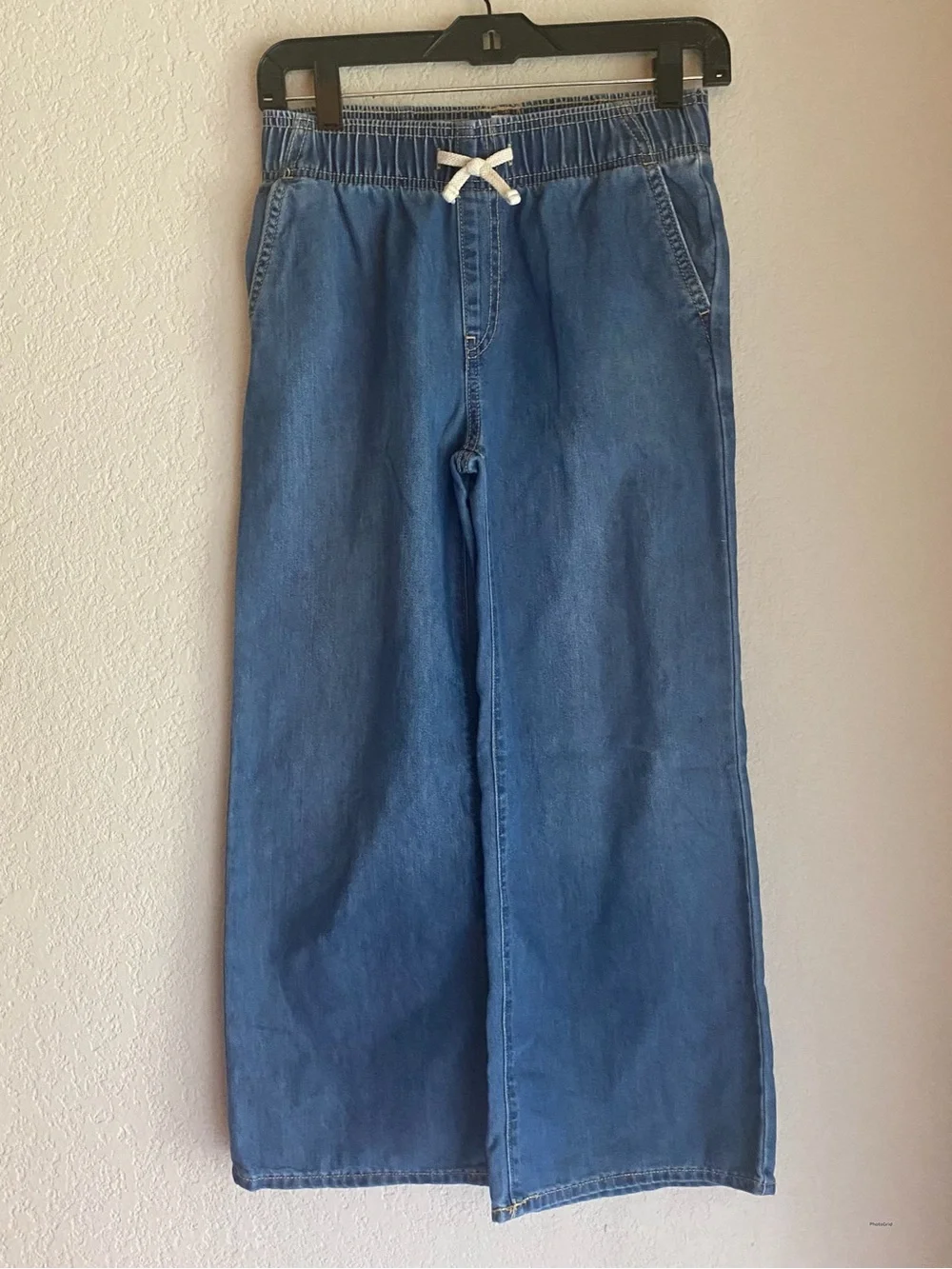 Old Navy Kids Blue Denim Wide-Leg Jeans